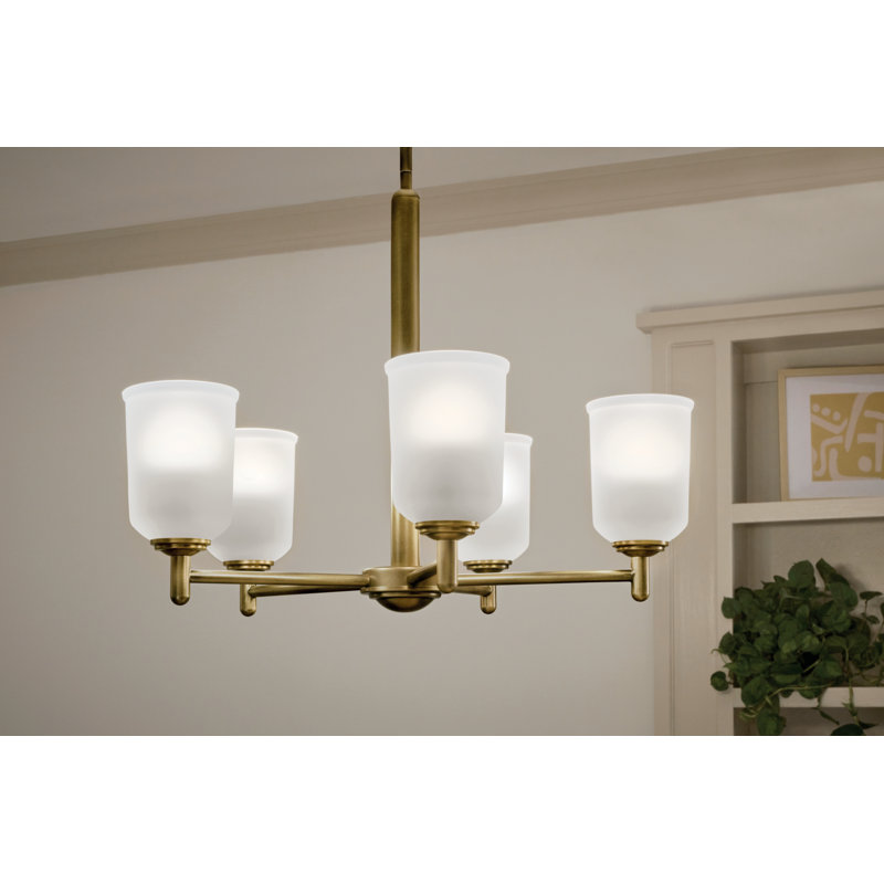 Lustre rond à 5 lumières Shailene