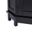 Black Triangle Cabinet For Bathroom, With Adjustable Shelf, Construction Modern Storage Cabinet, Shape, Shelves,-925152732