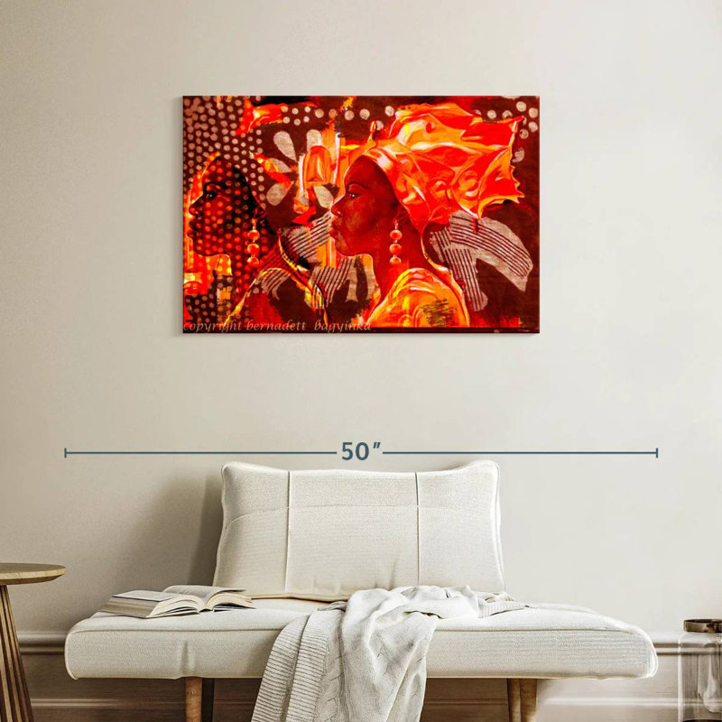 Leisha The Mask Double, 24" H x 36" W