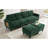 Modern Sectional Sofa 115" U-Shaped Sofa Upholstered Sofa Couch With Two Movable Ottomans, USB Ports And Side Tables For Living Room-765313572