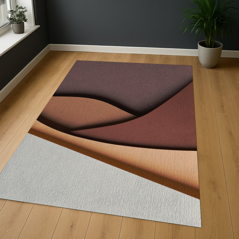 Geometric Area Rug, Rectangle 90 x 150 cm