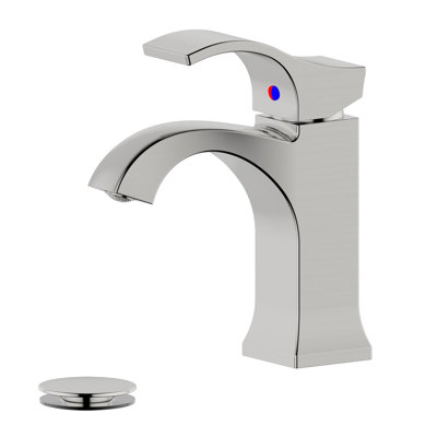 Konya Single-handle Bathroom Faucet with Drain Assembly
