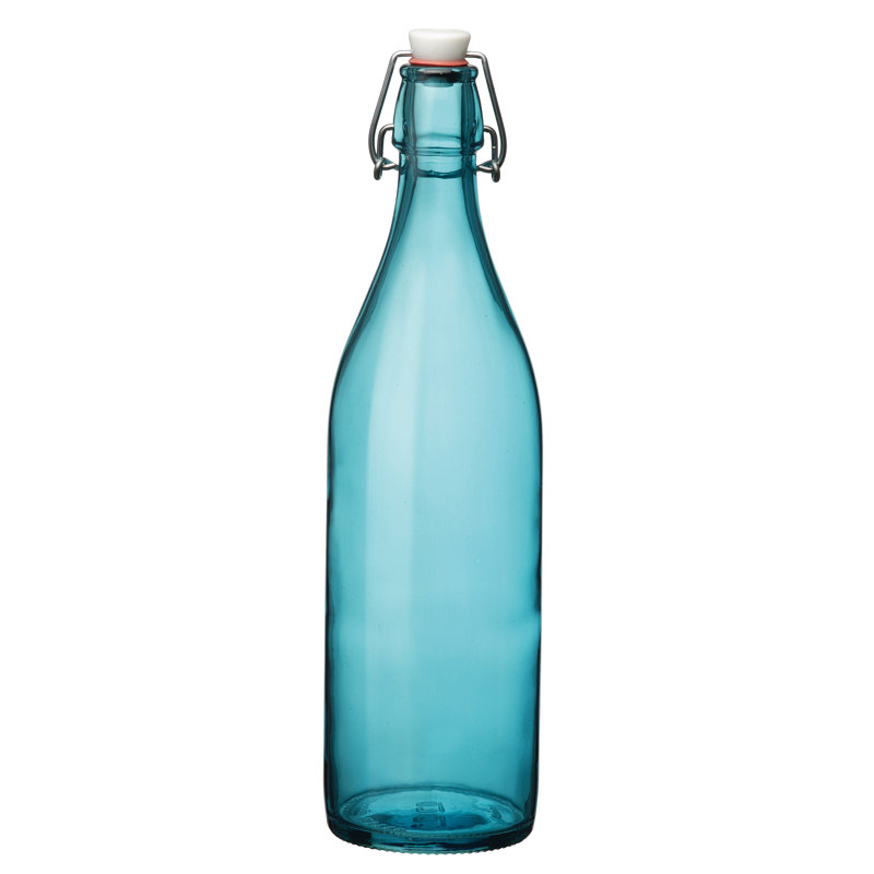 Bouteille Giara 33,75 oz Bouteille pivotante, Bleu ciel