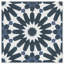 Tangier Petite Blues 8" x 8" Cement Spanish / Moroccan Floor & Wall Tile