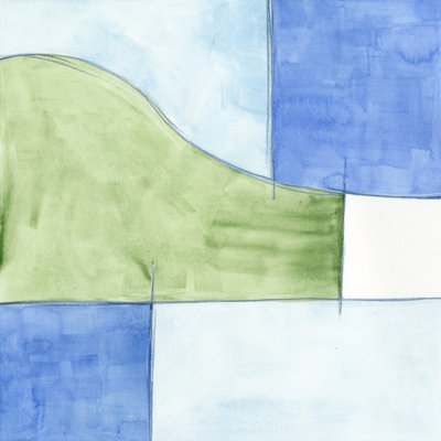 Patch I 1 Piece Wrapped Canvas Painting