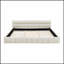 Luxueux cadre de lit plateforme en tissu de chenille épais avec tête de lit élégante, aucun sommier requis, parfait pour les chambres modernes.-483809111-483809105