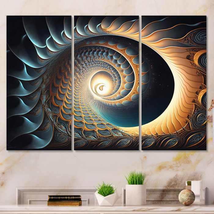 Latitude Run® Future Waves Seascape Of Ocean Sounds V - Abstract Shapes ...