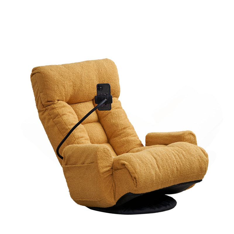 Adjustable Head And Waist, Game Chair, Lounge Chair In The Living Room, 360 Degree Rotatable Sofa Chair,Rotatable Seat Leisure Chair Deck Chair