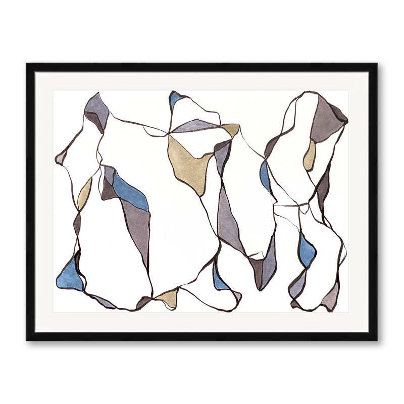 Musing Series 1.5 Print by Susan Arthur, Black Framed Paper, 25.25" H x 31.25" W