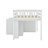 Twin Loft Bed With Drawer And Shelf Cabinet And Pulling-Out Desk-868853415
