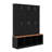 Farmhouse Hall Tree With 4 Hidden Hanging Hooks, Versatile Walnut Seating Bench With 8 Doors, Entryway Shoe Cabinet-1373766874