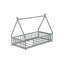 Lit simple en forme de tente, lit avec garde-corps, lattes,-1856809770