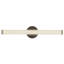 Vire 24-in Black dimmable LED Wall Sconce-726240512