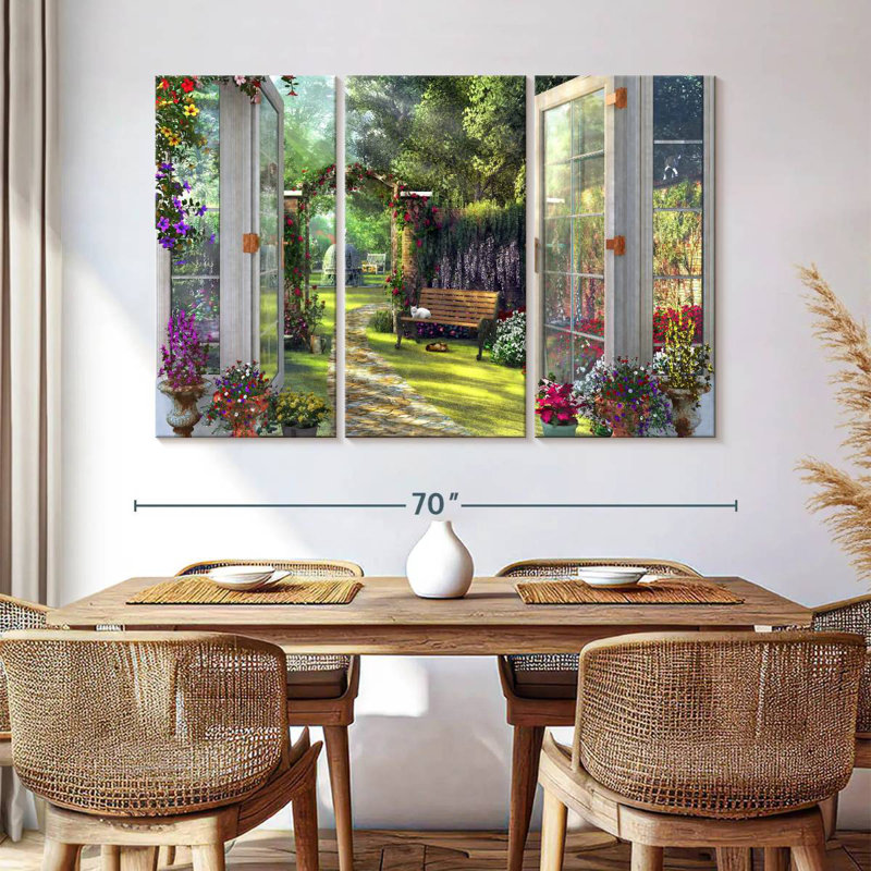 Senne Home Garden View, 42" H x 65" W
