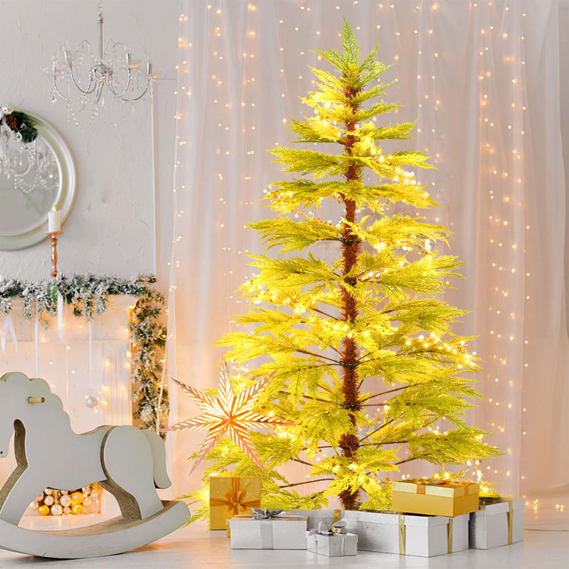 Arbre de Noël artificiel 6 pi avec 300 lumières DEL