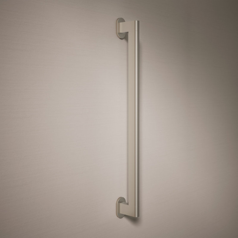Belay Grab Bar, 1.75" H x 24" L, Brushed Nickel