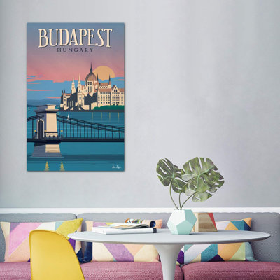 Budapest - Wrapped Canvas Print