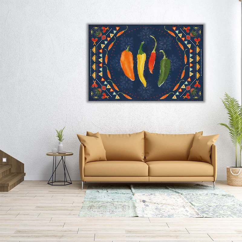 Tex Mex Fiesta I - reproduction d'art sur toile, H 20 po x l 30 po