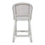Tabouret avec siège rembourré Maples, blanc cassé / naturel Maples-2143357959-2052325435