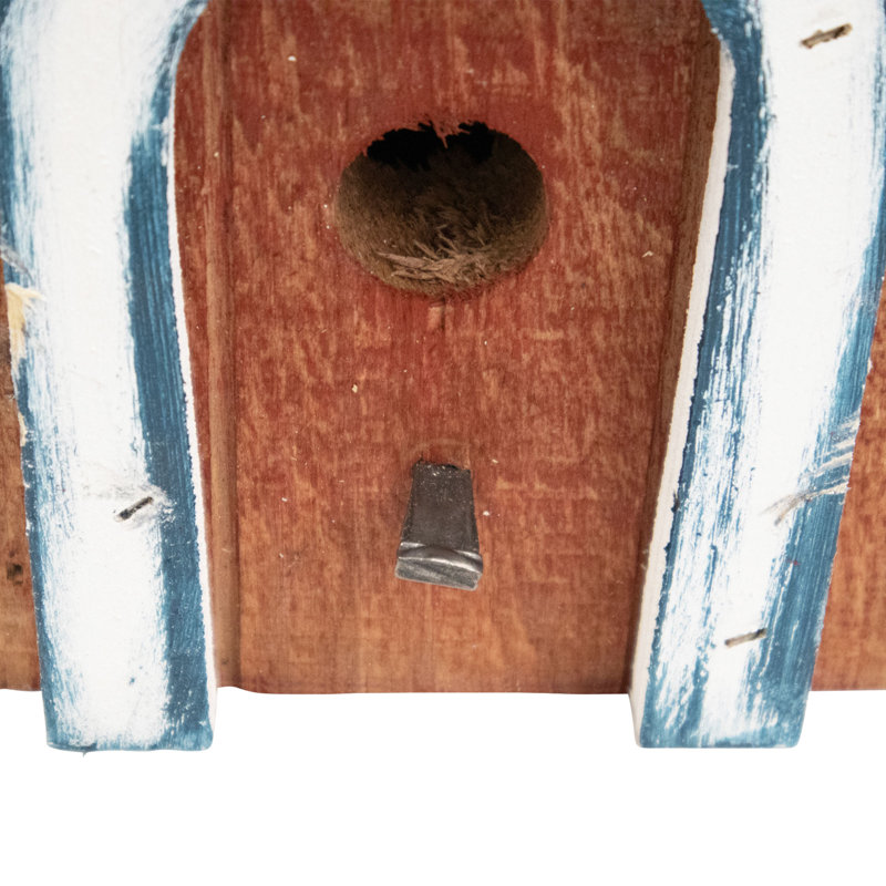 Maison d'oiseaux suspendue avec toit en métal Brandywine