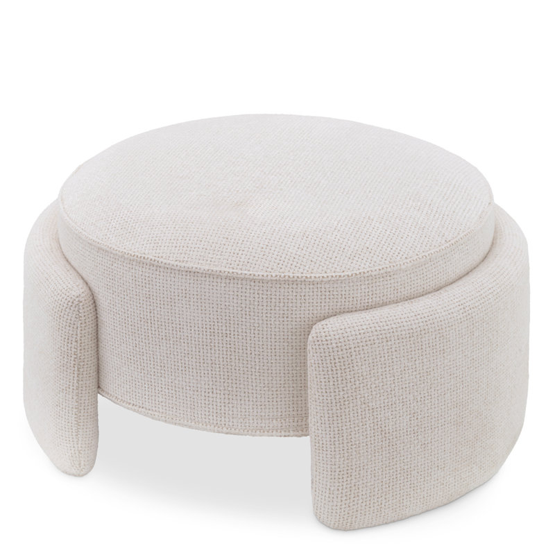 Stool Ortega Lyssa Off-White, Off White