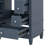 24" Bathroom Vanity With Sink And Drawers, Ceramic Top And Storage Shelves-116117487