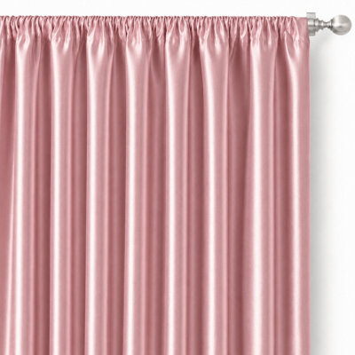 Mason Fabric | Double Width Solid Satin Faux Silk Fabric | Drapery & Curtain Fabric and Table Linen Fabric