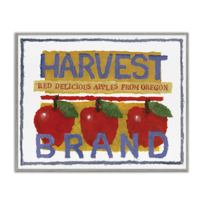 «Oregon Harvest Apples Art» par Nancy Overton, Estampe numérique Farmhouse, H 24 po x l 30 po