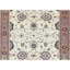 Tapis beige noué à la main de haute qualité