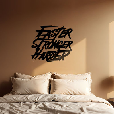 «Faster Stronger Harder», art mural