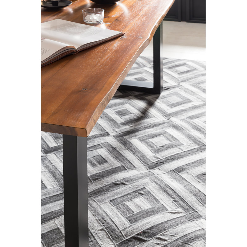 Alberts Rectangular Dining Table, H77 x L140 x W80cm