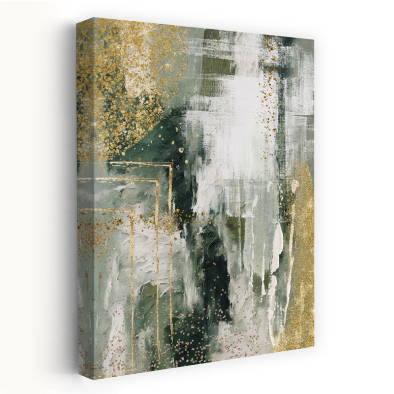 Art contemporain contemporain abstrait, H 48 po x l 32 po