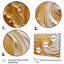 Or éternel tourbillon I - 3 pièces sur toile tendue-1831041782