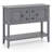 Buffet Sideboard Cabinet Entryway Console Table with 2 Doors and 2 Drawers White-1849609018