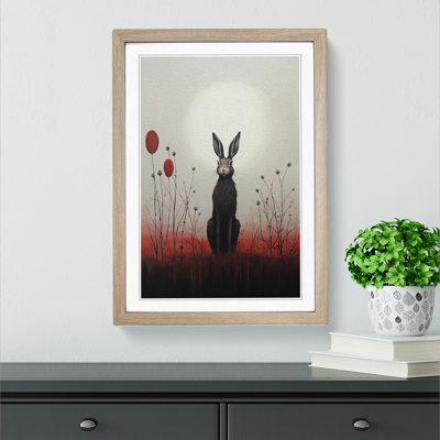 Hare Minimalism No.3 - Framed Print