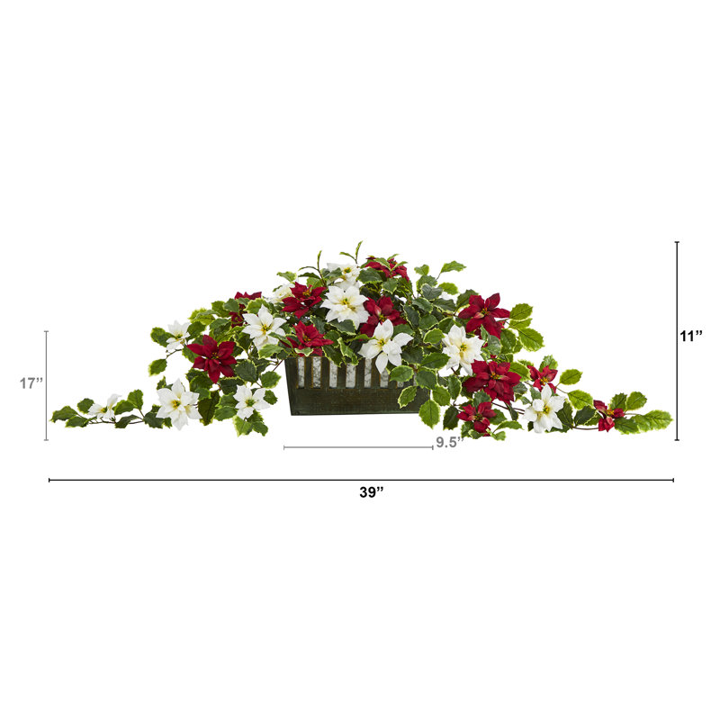 Holly Arrangement in Planter