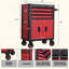 3-Drawer Rolling Tool Chest With Wheels, Steel Tool Cabinets With Drawers, Liners And Locking System For Warehouse, Garage