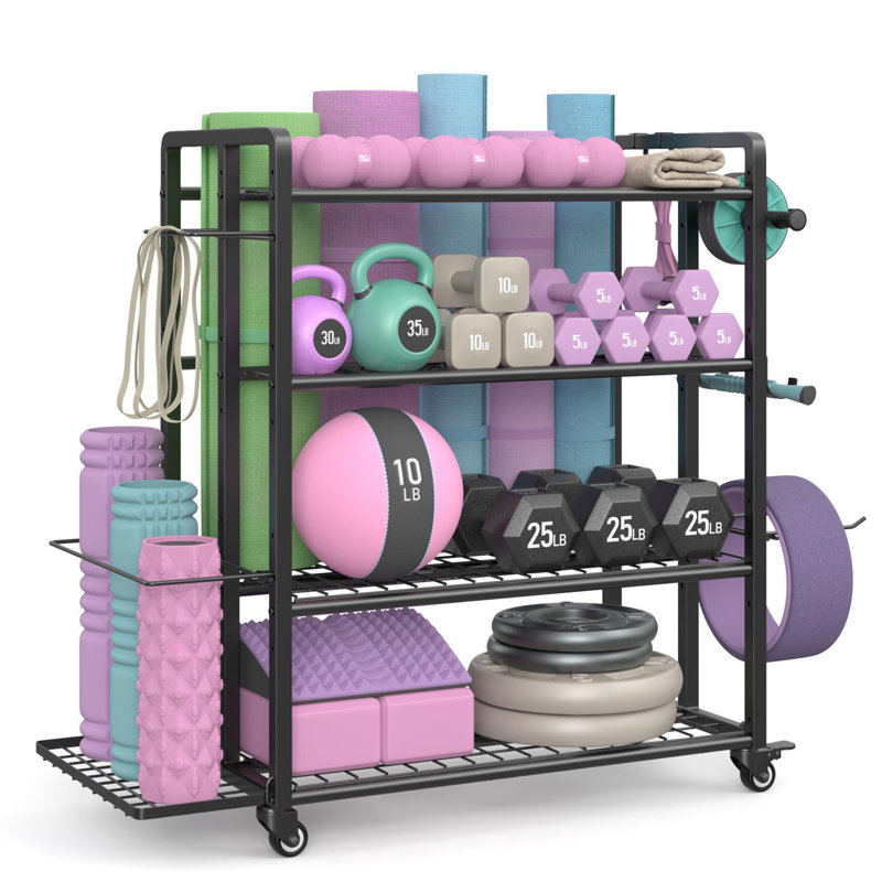 Metal Freestanding Multi-Use Sports Rack