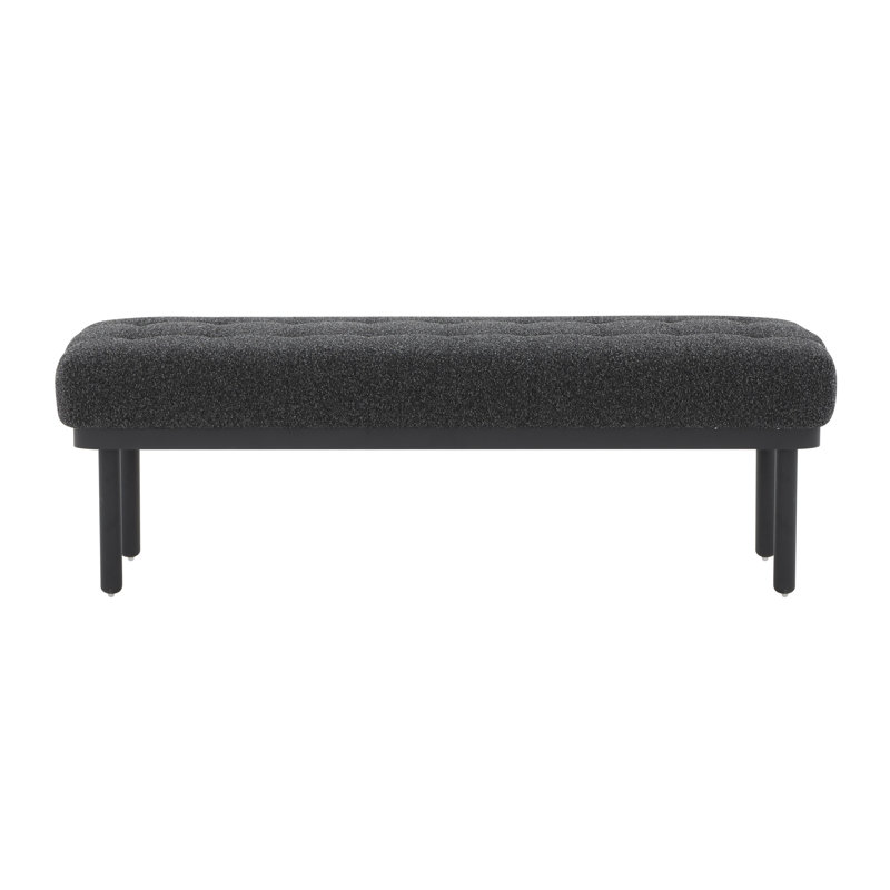 Ayotte Olivia Boucle Bench, Black