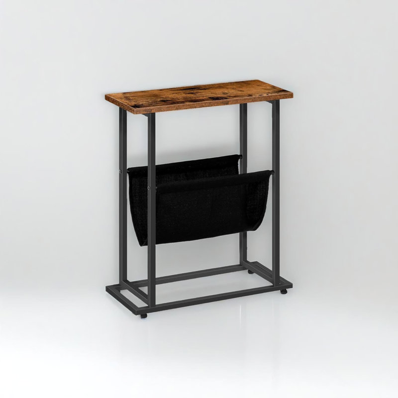 Articombe Side Table With Sling, Small Side Table, Sofa Table, Narrow Bedside Table, End Table, Narrow Table