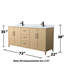 Meuble-lavabo double avec plateau en marbre Elan-99460085-99460086-124985083