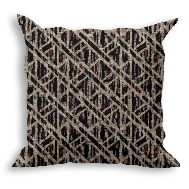 Ardinn Geometric Outdoor Reversible Throw Pillow, 16" x 16"