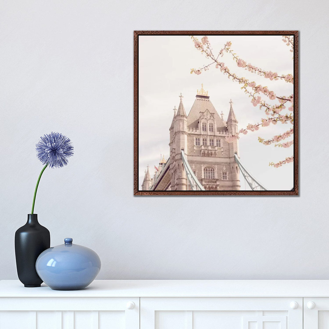 London Tower Bridge In Spring - Print on Canvas