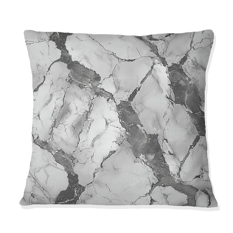 Coussin Grey Marble II - Traditional, H 18 po x l 18 po