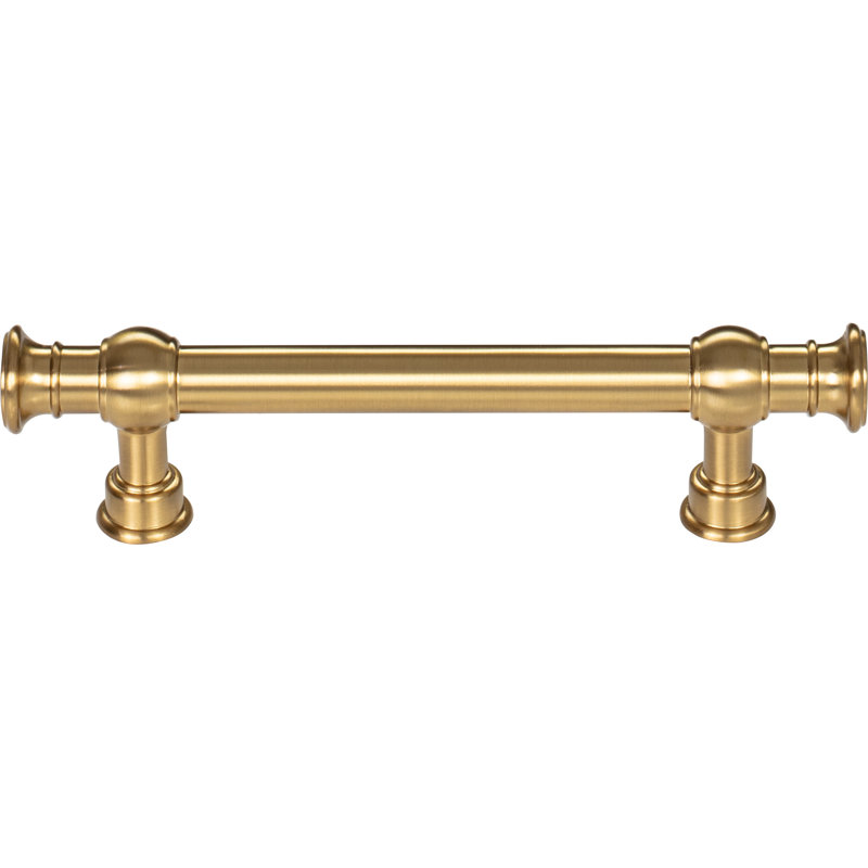 Regent's Park Bar / Handle Pull, 3 3/4" Center to Center, Honey Bronze