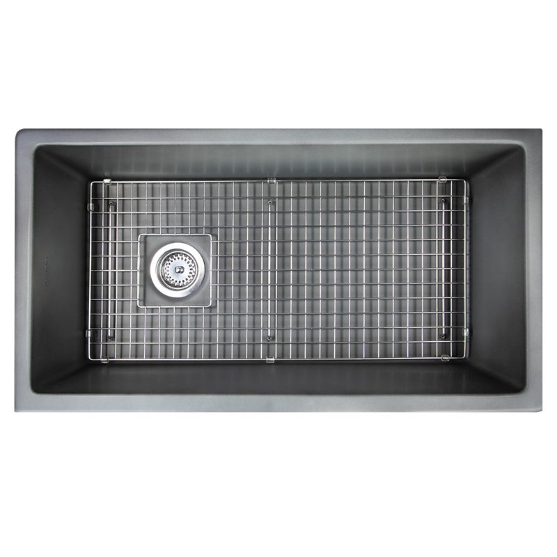34.25'' L Single Basin Kitchen Sink