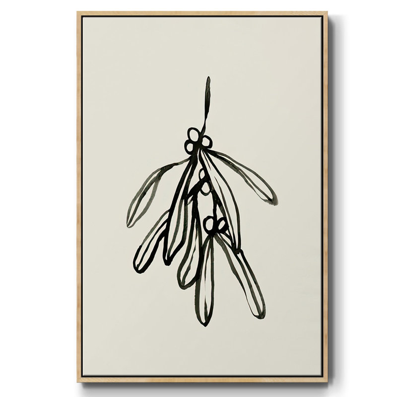«Mistletoe S croquis II», reproduction sur toile, H 25 po x l 17 po x P 1,5 po, Naturel