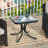 Square Metal Outdoor Side Table , 20'' in. W 20'' in. D