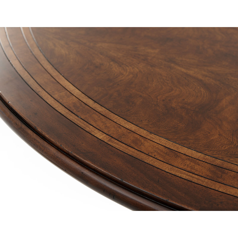 Brooksby Round Mahogany Wood Dining Table