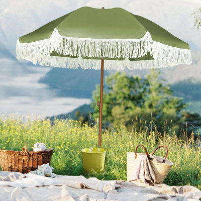 Parasol de plage 6 "avec manivelle Luceille